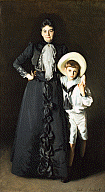 John Singer Sargent, Mrs Edward L. Davis (Maria Robbins) and Her Son, Livingston Davis, 1890