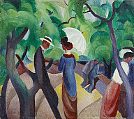 August Macke, Promenade, 1913