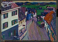 Wassily Kandinsky, Murnau – Johannisstrasse from a Window of the Griesbräu, 1908