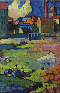 Wassily Kandinsky, Munich – Before the City, 1908