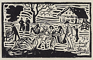 Gabriele Münter, New Years Greeting 1913, 1913