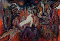 Albert Bloch, Entombment, 1914