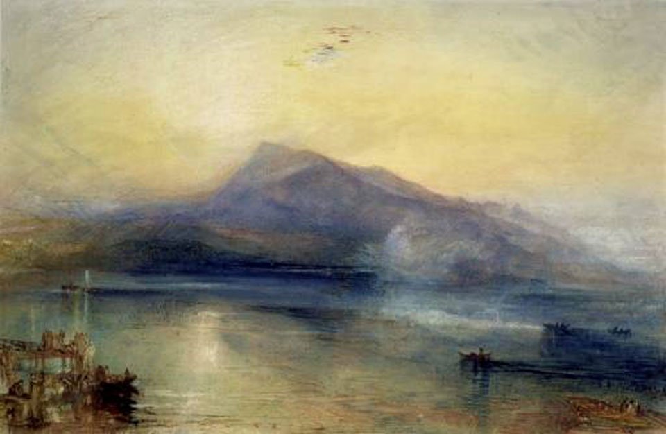 J M W Turner The Three Rigis Exhibition At Tate Britain Tate   Tw1945 9 0 