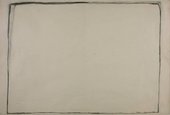 A roughly drawn rectangle on a white sheet of paper.