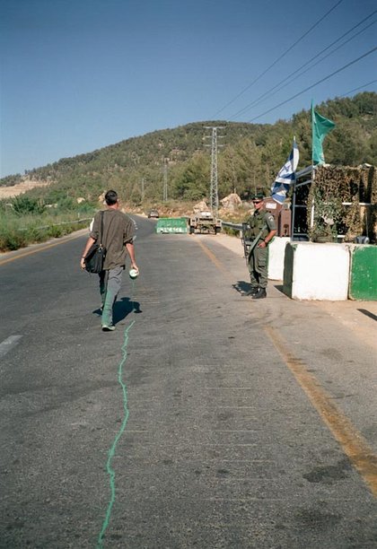 Francis Alÿs. A story of Deception: room guide, The Green Line | Tate